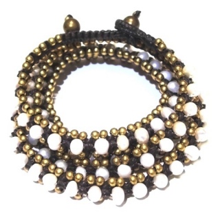 serefina �Z���t�B�[�i �u���X���b�g triple wrap bracelet pr��`